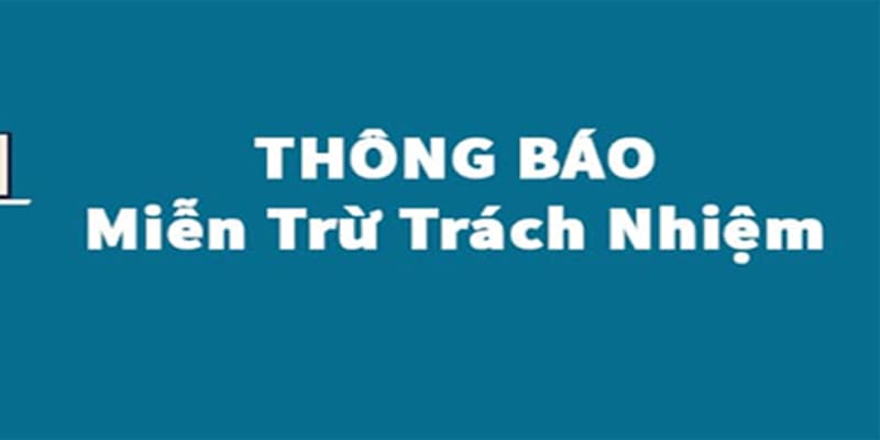Miễn Trách Nhiệm Áp dụng chính sách miễn trừ trách nhiệm với nick gian lận
